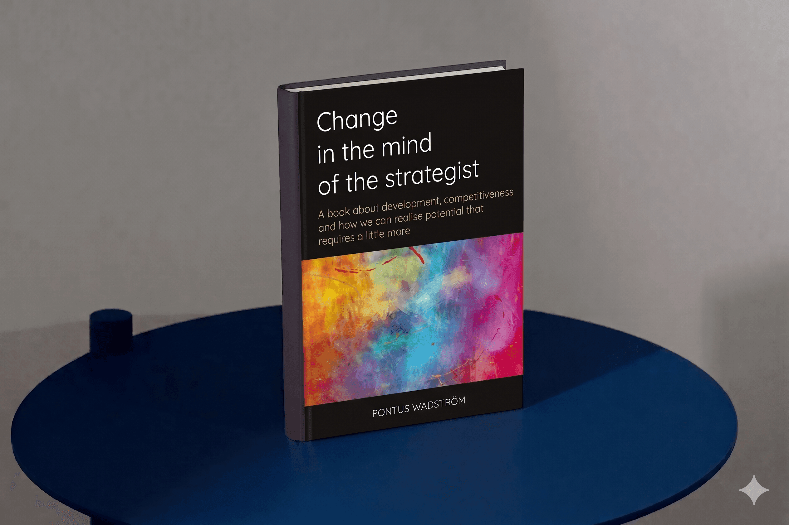 Omslag till boken ”Change in the mind of the strategist” av Pontus Wadström